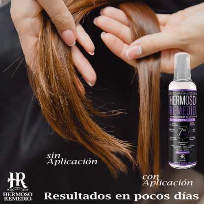 Kit Tratamiento Cabello Maltratado Anticaída Crecimiento Hidratación Anti Frizz especial para cabello altamente procesado o dañado - Shampoo + Leave In Acondicionador sin Enjuague